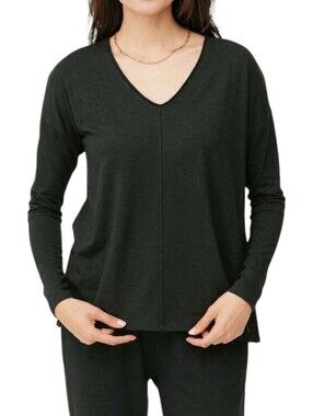 Smash Tess Longline Top Women Small Black